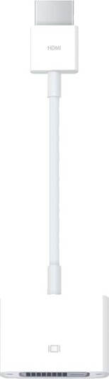 Apple HDMI til DVI-adapter Kabel - Hvit