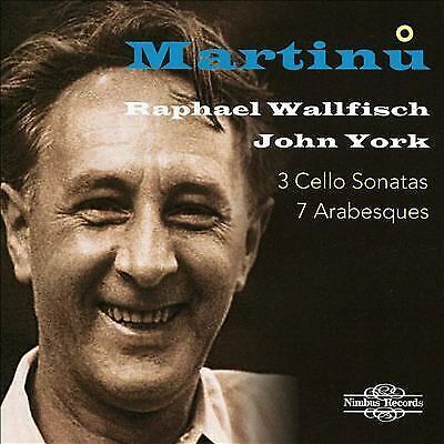 MediaTronixs Bohuslav Martinu : Martinu: 3 Cello Sonatas/7 Arabesques CD (2021) Pre-Owned