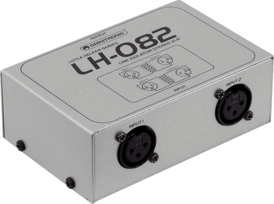 Omnitronic Lh-082 Stereo Isolator Xlr Omnitronic Lh-082 Stereo Isolator Xlr