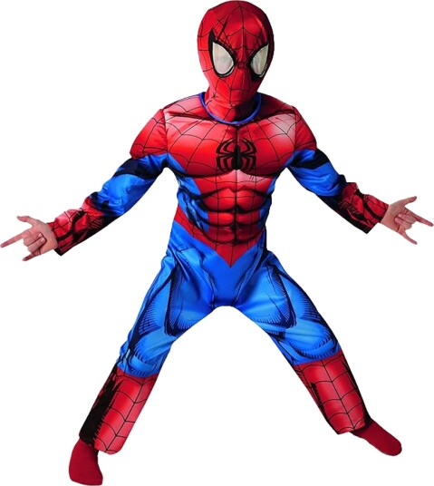 Ultimate Spider-Man™ Deluxe Barn Kostyme - Large