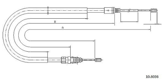 Bremsewire METZGER 10.6036