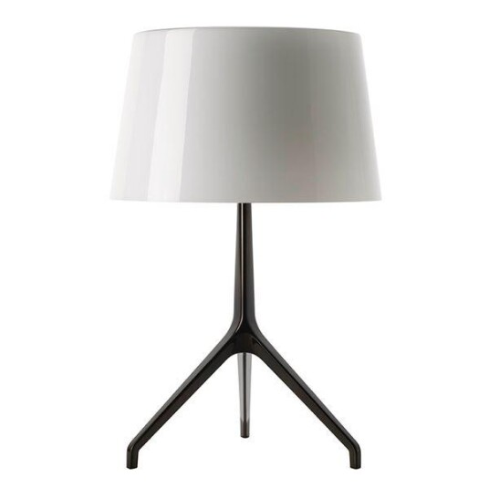 Foscarini Lumiere Xxl Bordlampe Hvit Sortforkromet