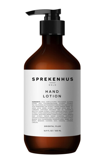 Sprekenhus Hand Lotion Oriental Plum Håndkrem Gjennomsiktig  unisex
