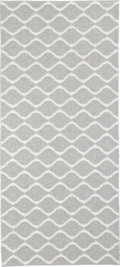 Plastmatter Horredsmattan Wave grå Størrelse: 70 x 50 cm