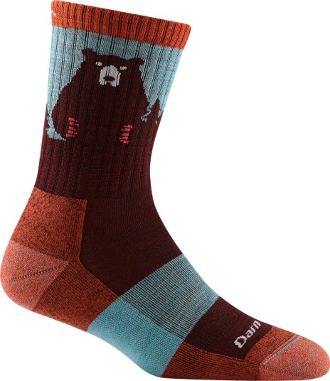 Darn Tough Bear Town W Burgundy L