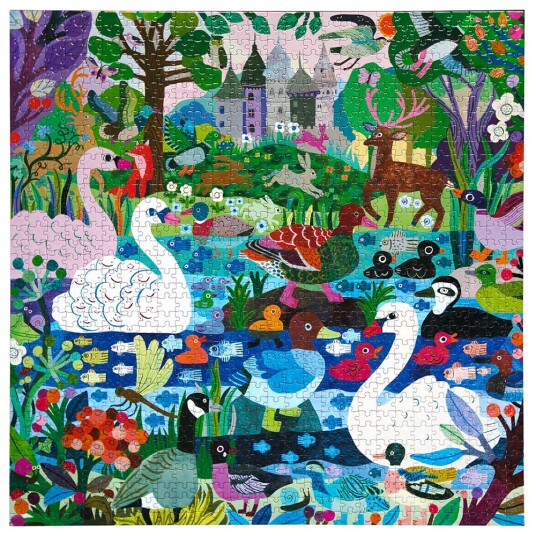 eeBoo Puzzle 1000 pcs Ducks in the Clearing EPZTDIC eeBoo Puzzle 1000 pcs Ducks in the Clearing EPZTDIC