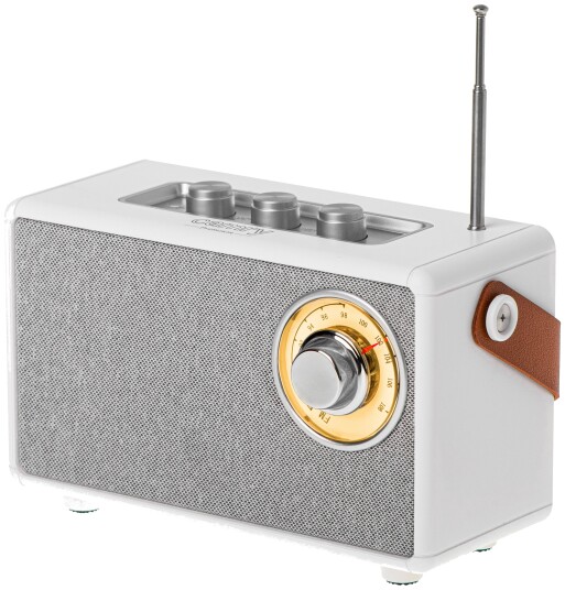 Camry CR1902 Hvit FM-Radio med Bluetooth og TWS Camry CR1902 Hvit FM-Radio med Bluetooth og TWS