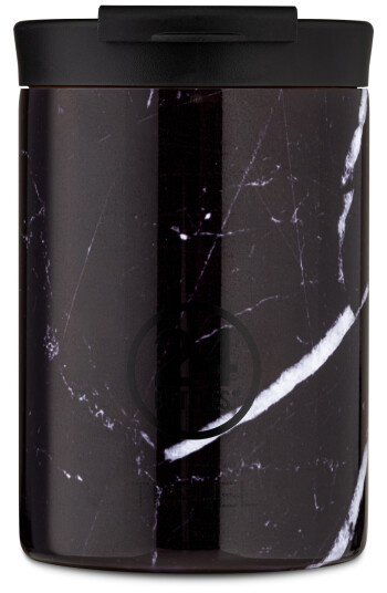 24 Bottles - Travel Tumbler 0,35 L - Black Marble (24B610)
