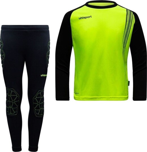Uhlsport Keepersett Impulse GuL/Svart Barn 116 cm