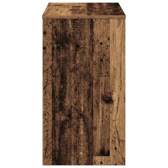 Skrivebord gammelt tre 90x40x72 cm konstruert tre