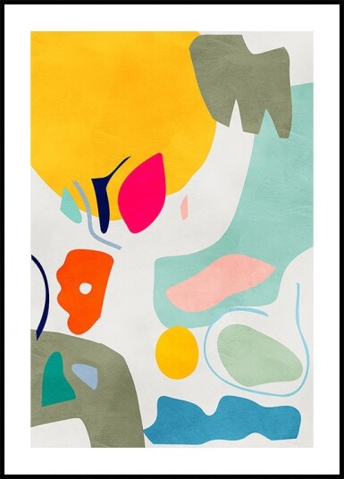Landscape inspired cut out Plakat Plakat / 70x100cm Landscape inspired cut out Plakat Plakat / 70x100cm
