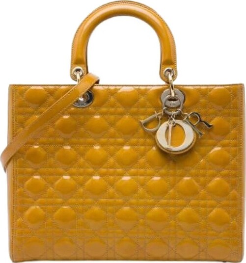 Dior Vintage Dame Pre owned Gul ONE SIZE,