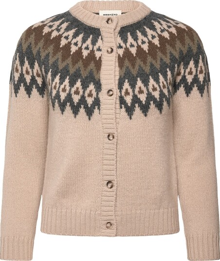 Weekend Max Mara Wkdtarga BEIGE JACQUARD S