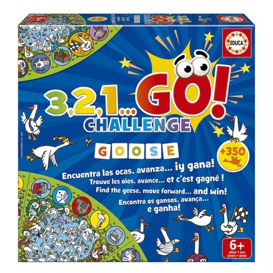 Educa Puzzle Educa, 3,2,1 Utfordring - Go Goose