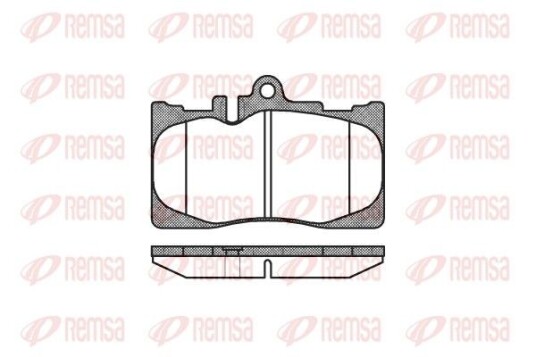 Bremseklosser REMSA 0890.00 Bremseklosser REMSA 0890.00