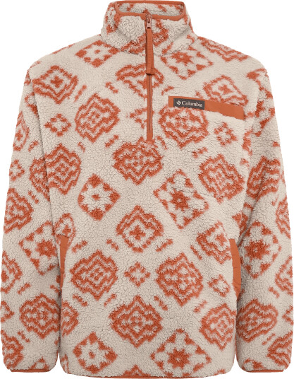Columbia Sportswear Rugged Ridge High Pile Half Zip Cream S