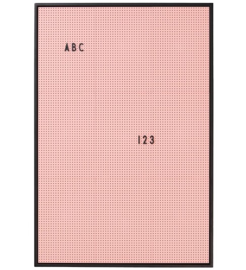 Design Letters bokstavstavle A2 Rosa
