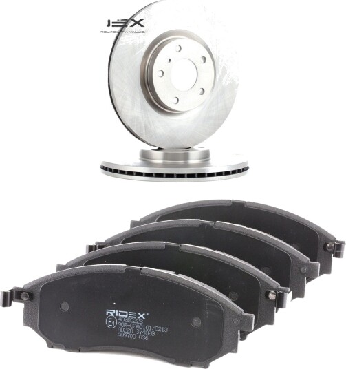 Bremseskiver og -klosser RIDEX 3405B2102