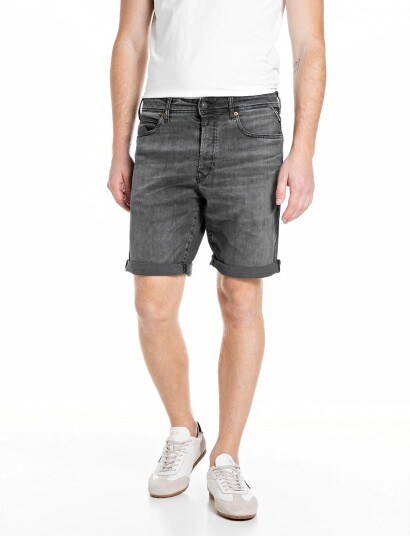 Replay Rbj.981 Short Shorts Tapered 573 Eco Plus Grey 32 Replay Rbj.981 Short Shorts Tapered 573 Eco Plus Grey 32