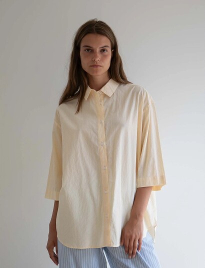 STUDIO FEDER Cecilia Shirt Yellow M