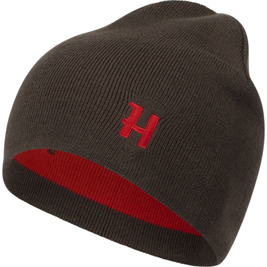Härkila Aspire Reversible Beanie Shadow Brown/red OneSize