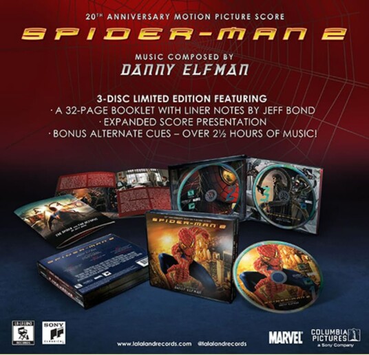 Danny Elfman  Spiderman 2: 20th Anniversary  O.s.t.  CD