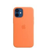Apple - Baksidedeksel for mobiltelefon - med MagSafe - silikon - kumquat - for iPhone 12 mini
