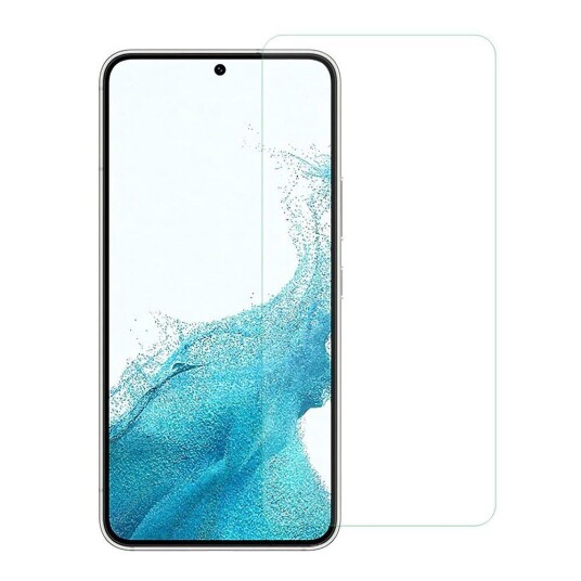 INCOVER Samsung Galaxy S23 Herdet Glass Skjermbeskytter - Case Friendly - Gjennomsiktig