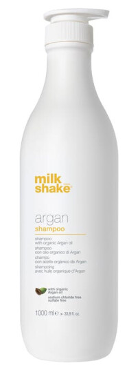 Milk Shake Argan Oil Sjampo 1000 ml - Sulfatfri, Fargebevarende og Fuktighetsgivende Milk Shake Argan Oil Sjampo 1000 ml - Sulfatfri, Fargebevarende og Fuktighetsgivende