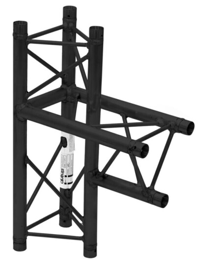 Alutruss Decolock Dq3-Spat37 3-Way T-Piece 90° Bk