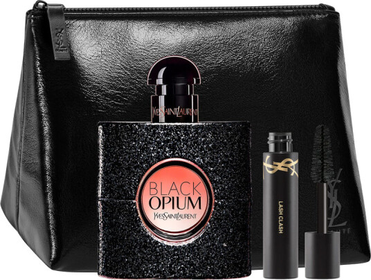 Yves Saint Laurent Black Opium + Mini Lash Clash + Pouch Spring Set 2023 50 ml