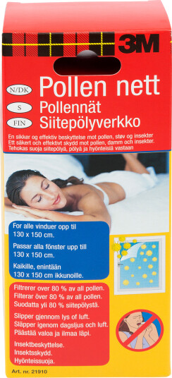 3M Pollennett 130X150 cm, 3 stk. 3M Pollennett 130X150 cm, 3 stk.