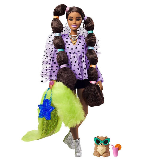 Barbie Extra Dukke #7 Grønn Boa