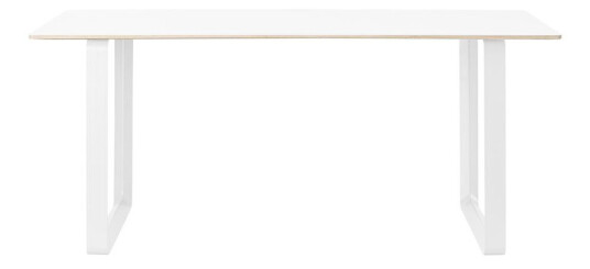 Muuto 70/70 spisebord 170 x 85 cm White laminate-Plywood-White Muuto 70/70 spisebord 170 x 85 cm White laminate-Plywood-White