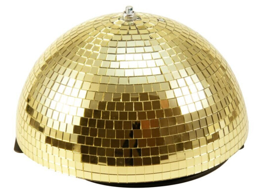 EuroLite Half Mirror Ball 30cm Gull Motorized