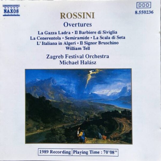 Rossini Zagreb Festival Orchestra, Michael Halász  Overtures CD