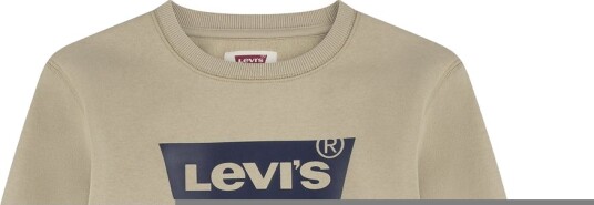 Levis Collegegenser Rund hals Field fra Rye Levis 6 år (116) Collegegenser Beige Marineblå