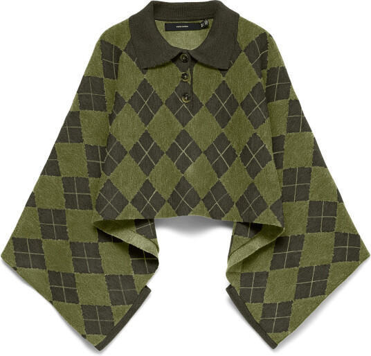 Vero Moda Vmdion Poloneck Ls Cape Green S Vero Moda Vmdion Poloneck Ls Cape Green S