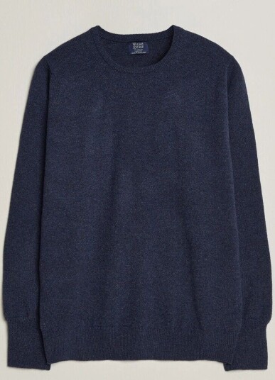 William Lockie Rob Lambswool Crewneck Astra