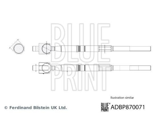 Aksialledd, parallellstag BLUE PRINT ADBP870071