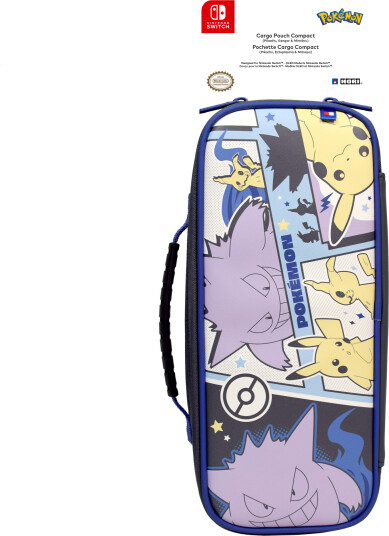 HORI Cargo Pouch Compact - Pikachu, Gengar & Mimikyu