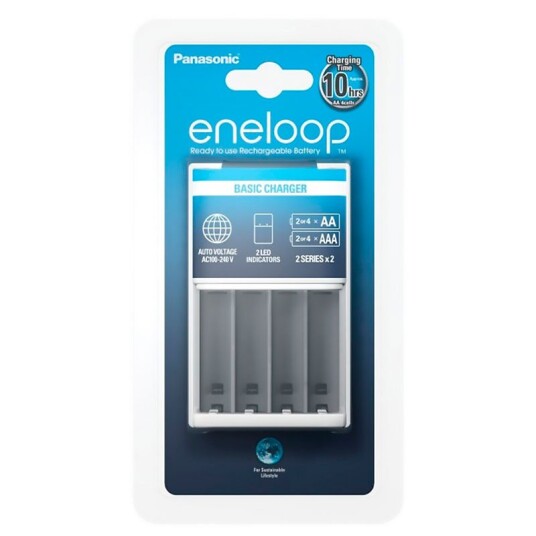 Panasonic BQ CC51 Eneloop Batterilader Panasonic BQ CC51 Eneloop Batterilader