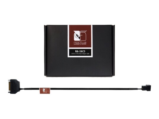 Noctua NA-SAC5 - strømadapter - SATA-strøm til 4-pin intern strøm