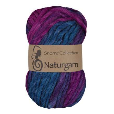 Viking Garn Snorre Naturgarn 675 - Multi Cerise Grønn