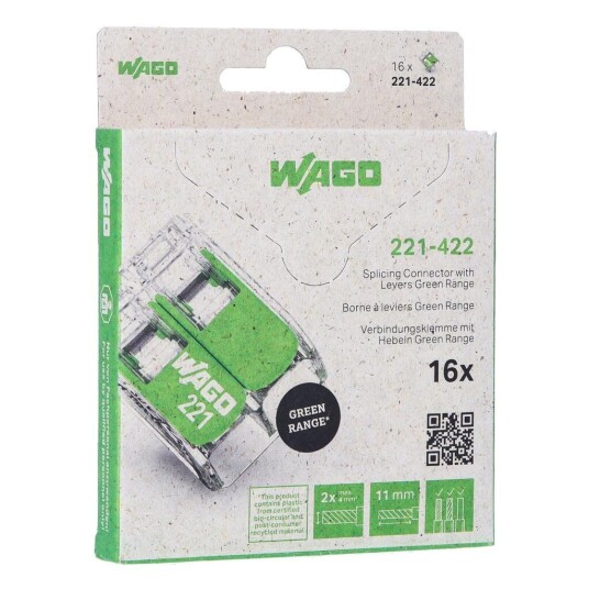 Wago Serie 221 Green Range 16stk