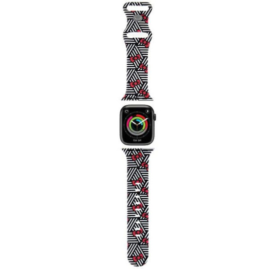 Hello Kitty silikonrem til Apple Watch 38/40/41mm Svart