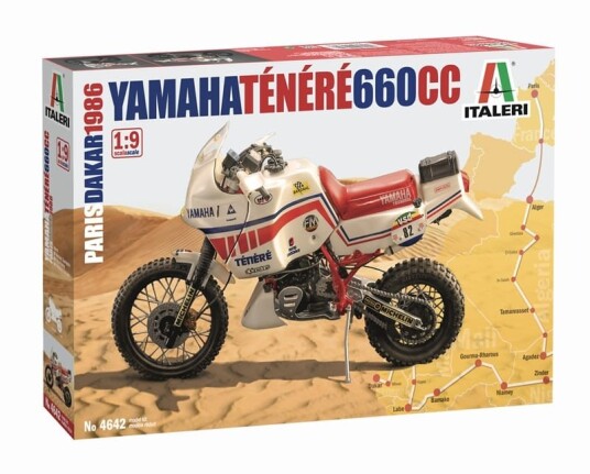Italeri 1/9 Yamaha Tenere 660cc Paris-Dakar 1986