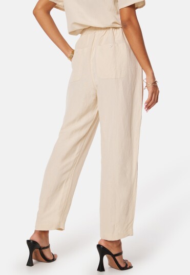 BUBBLEROOM Linen Blend Pants Light beige L BUBBLEROOM Linen Blend Pants Light beige L
