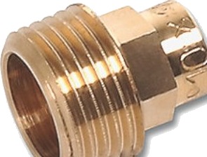 Overg.Nippel 1.1/4-42Mm Rørgevind Nippel Og Loddemuffe
