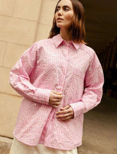 crās Elliecras Shirt Pink 38 crās Elliecras Shirt Pink 38
